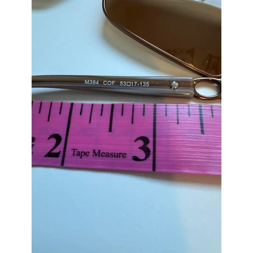 New Magic clips M384 COF square y2k brown glasses